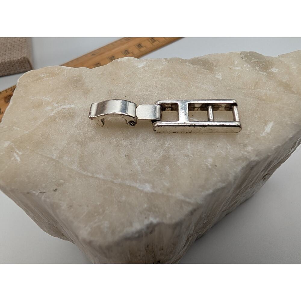 1.5" Silver Tone Metal Jewelry Bracelet Clip Adjustable Watch Extender